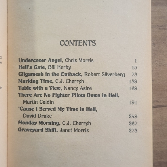 2 1980s Fantasy Books By Janet Morris Heroes in Hell Rebels in Hell - Picture 4 of 10